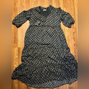 NATURAL LIFE Large Forrest Green Maxi Dress